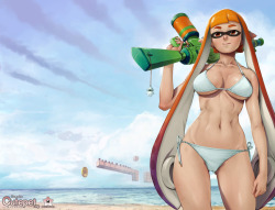 best-hentai-ever:Summer Splatoon, by Cutepet via /r/ecchi http://ift.tt/19Ul7wG Thanks, Liru of reddit!