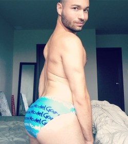 brettbretters:  Instagram/Twitter @brettbretters  My new swimsuit by @garconmodelpics 