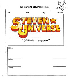 ianjq:  A never-before-seen Steven Universe storyboard from 2013!!! wait a minute… that’s not how “Serious Steven” goes! Full context under the cut: Keep reading 