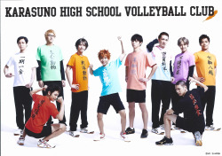 nimbus-cloud:   Hyper Projection Engeki Haikyuu Bromide set special cards To clarify: this is NOT cosplay! Â These are the actors who have been cast to appear in the Haikyuu Stage Play currently touring in Japan. Â  Please credit for scans 