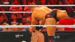 The Miz Showing off that Awesome Ass!