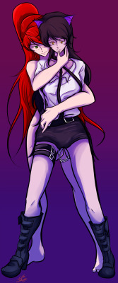 chitaistalker: …..Now this one…. I blame xlthuathopec, whispering weird yet appealing ideas with her Perverted Pyrrha like some kind of snake omfg What’s this ship called? Since it had a dark and kind of kinky feel here lolShould it be something