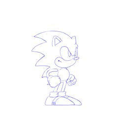 tricky-e:  Here’s some of the rough animation I’ve made for the SONIC 2 HD project; a fan-made hd remake of the original. Here you can see the new end-act pose animation, and lots of spruced-up versions of the limited originals (there they might have