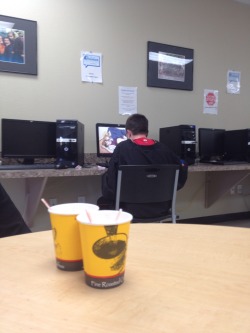 rasec-wizzlbang:  ccranky:  some kid watching yaoi at the ymca    YOUNG MANTHERE’S NO NEED TO FEEL DOWN