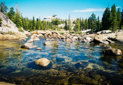malonebryson:  Crystal clear water in the Tuolumne River 