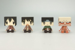 More previews of the upcoming Graphig figures for Mikasa, Eren, Levi, and Colossal Titan! (Source)Mikasa and Levi&rsquo;s were previously introduced here!