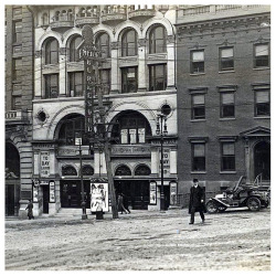 Vintage photo dated from the 1920&rsquo;s features the facade and marquee of the ‘EMPIRE Burlesque’ theatre.. Sadly, it&rsquo;s since been torn down. But it once existed at 102 State Street; in downtown Albany, New York..