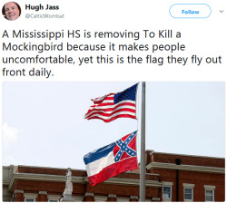 bellygangstaboo: When “To Kill a Mockingbird” makes conservatives uncomfortable enough to  ban, but confederate statues don’t, we clearly have a problem.  