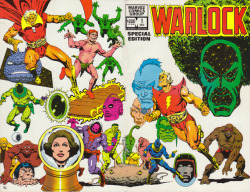 Warlock No.1 (Marvel Comics, 1982). Cover art by Jim Starlin.From Oxfam in Nottingham.