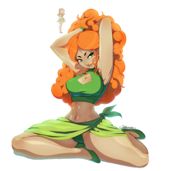 tovio-rogers:izzy from total drama, drawn up for patreon. alternate and psd available there soon
