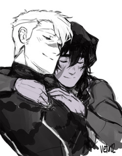 vetur02: A very quick sheith doodle from our private galra au I drew for my good friend on twitter (T4KESH1) &lt;3&lt;3  By now I am way more active on twitter and instagram , feel free to join me over there :)   