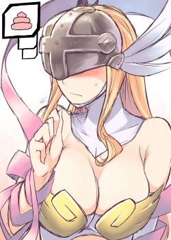 askgraphiteknight:  祝！リ・デジタイズ発売！    Hngg dat angewomon  still a digimon with basic digimon needs~ XP