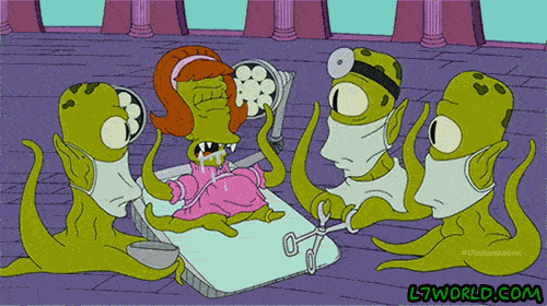 Simpsons The Man Who Came to Be Dinner Kang and Kodos alien birth