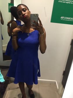 neoldsoul:  Since I ended up getting the dress, I donâ€™t feel bad about these fitting room photos lol.  Send your own cell pics to fyeahcellpics on Kik or Snapchat!
