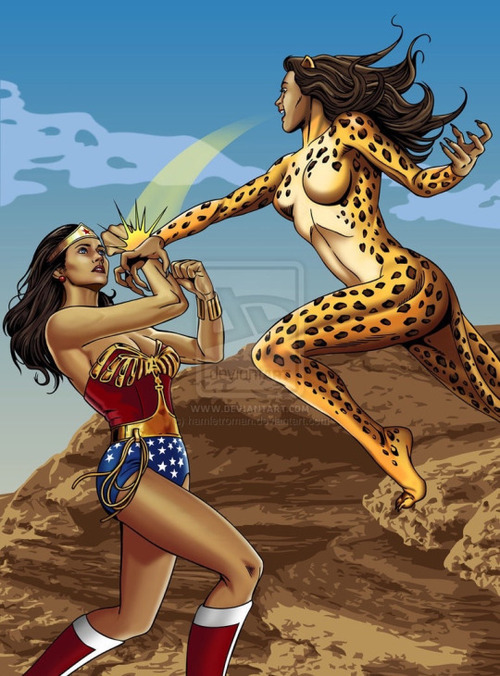 Wonder woman cheetah porn