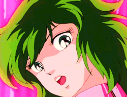 I find Shun/Andromeda character from Saint Seiya very inspirational and relatable because he&rsquo;s such a femme poofy badass fairy, rocking the green hair and pink armour and being a totally bondage icon.   
