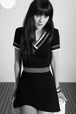 blackandwhitemodel:  Zooey Deschanel Collaborates with Tommy Hilfiger on “To Tommy” 