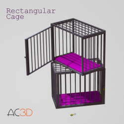  Keep your slaves/pets/victims/toys safely locked away in this beautiful and sturdy rectangular cage!  Compatible with Poser 7 and works with multiple figures. Hit the link to see all the info! Rectangular Cage  http://renderoti.ca/Rectangular-Cage