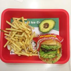 avocado-avocado:  partyskinny:  I bet yall didn’t know that they have avocado @innout ’s secret menu.  Psyche. I brought this from home. (at In-N-Out Burger - Glendale)  💚  Doing this next time
