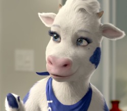 pearlouettes:  powtothenuts:  new femslash otp: the laughing cow cheese mascot x the lactaid cow mascot   udderly ridiculous………………………   SCREAMS