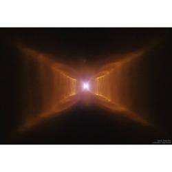 The Red Rectangle Nebula from Hubble Image Credit: Hubble, NASA, ESA; Processing &amp; License: Judy Schmidt  Explanation: How was the unusual Red Rectangle nebula created? At the nebula&rsquo;s center is an aging binary star system that surely powers