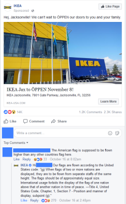 gunpowder-tea:  meggory84: IKEA bringing the SÅLT that guys comment says so much about the american nationalism and attitudes towards other countries  