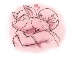 johnny-and-stuff-deactivated201: Smooch - by Zeta-Haru