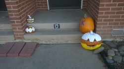 The extent of my Halloween decorations lol