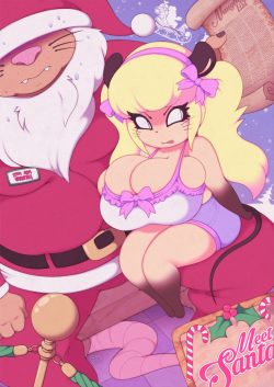 the-tiffy-titty-committee:  ~ Tiffy meets Santa ~ Merry Christmas! Commissioned by Nessandlucied &gt;&gt; Support me on Patreon! &lt;&lt; Exclusive wips, doodles and sketches!Tumblr // DeviantART // Furaffinity // Facebook // Pixiv // Soundcloud   