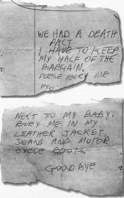 sid vicious suicide note.