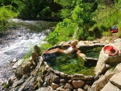 IsisDoll enjoying some time in the hot springs.