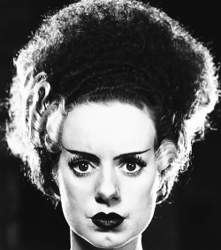 hollywoodlady:  Elsa Lanchester for Bride of Frankenstein, 1935