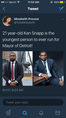 theyoungandthemelanin:  goodxmik:  theyoungandthemelanin:  Detroit and New Orleans followers, please consider these two young men. Can you please boost these young men of excellence? We have the chance to have two black mayors who are young, willing to