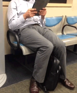 upshorts-n-more:  partneredandlonely:  Manspreading.   “If you don’t have anything nice to post….come follow me!”  With over 10,000 posts, 4,500+ followers can’t be wrong!  http://partneredandlonely.tumblr.com  He’s not reading the news