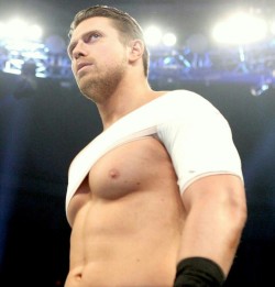 sexywrestlersspot:  Am I the only one that would kill to suck on The Miz’ tits? Follow for more hot pics of the hottest men in wrestling: http://sexywrestlersspot.tumblr.com/