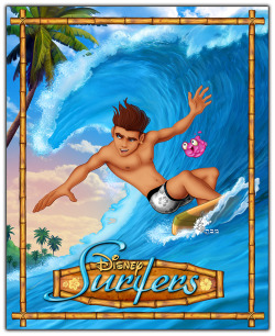 artofdavidkawena:  Disney Surfers - Jimbo &amp; Morphby David KawenaAlways wanted to more of these, but never got the chance too. Maybe this summer I’ll work on some new ones…ENJOY, DK. 
