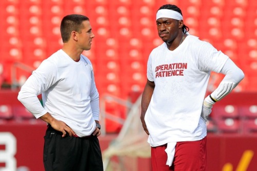 Robert Griffin was fined $10,000 for wearing an authorized t-shirt during warmups on Monday. (USATSI)