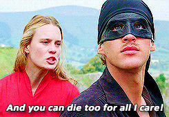 thelastcenturion-thesortinghat:  afanoffandoms:  people dont blog about the princess bride enough  she doesn’t even try to walk down she just dives head first onto a fucking hill buttercup what even god i love this movie 