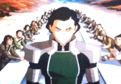 uzumakijk:  korraspirit:  KUVIRA as seen in this trailer. She is confirmed to appear in Book 4 and will likely be a villain judging from the above gif.  Getting more and more suspicious   SO CALLED IT!