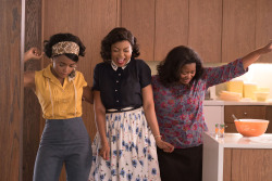 ronniesnark:  Here’s the first look at Hidden Figures, the story of pioneering yet unsung Black women—namely the “human computers” Katherine Johnson (Taraji P. Henson), Dorothy Vaughn (Octavia Spencer) and Mary Jackson (Janelle Monae)—who worked