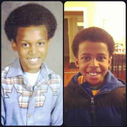 G. Amin and Amin Jah Pride. #father #son #family #hair #afro #twin #instaphoto #instacollage