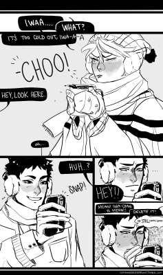 commandereyebrows:  get wrecked iwa-chan headcanon that oikawa is the annoyingly photogenic friend™ so of course iwa, makki, and mattsun all try really hard to get embarrassing photos of him. it doesn’t work very well. (i also wanted a reason to draw