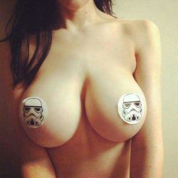 May the boobs be with you.Random amateur babe #137