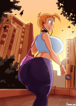 shiinsart:  club-ace:  Emma - Walk in the park by great artist and nice guy Samasan(http://www.hentai-foundry.com/user/Samasan/profile) Please check the author Gallery for the “better” version Emma Belongs to Shiin (http://shiinsart.net/shiin/)  