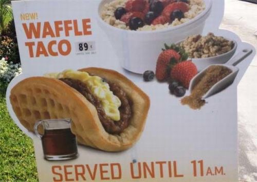 waffle taco