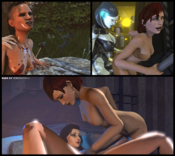 Three more Animations! 1. Our all favorite sociopathic exotic beauty Citra 2. EDI has some very special skills&hellip;(Inspired by so many other EDI Poses and animtion here on tumblr and DE) 3. A Request: BaS Elizabeth and Jane Shepard. Enjoy..[Gosh!