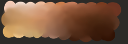 bogleech:  shiroxix:  It is not the prettiest but here is a little chart I made of skin tones. The idea is to eye-drop anywhere on the chart to get a unique skin tone instead of getting stuck in the loop of “white, tan, dark”.  USEFUL. FLESH CLOUD