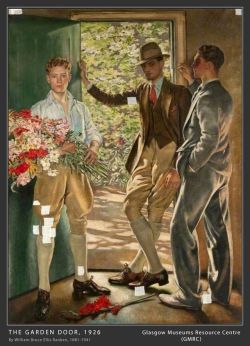 gayartgallery:  Fine Art by William Bruce Ellis Ranken (1881–1941) KaleidoScot highlights the story of a forgotten Scottish born artist, William Bruce Ellis Ranken, a man who lived his artistic passion and wasn’t shy paintings compositions with explicit