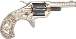 peashooter85:  Factory engraved Colt New Line .22 pocket revolver, mid to later 19th century. Sold at auction: Ů,000