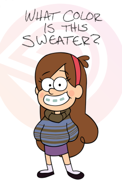 This summer, Gravity Falls tackles its biggest mystery yet: What color is this sweater?
